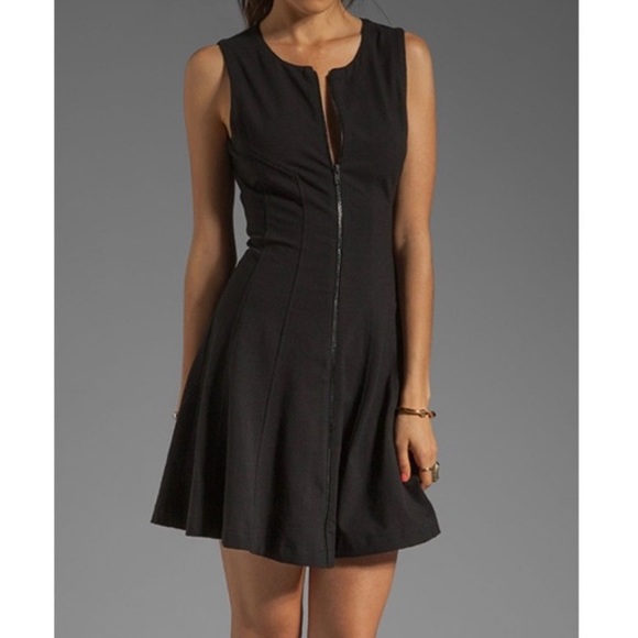 Theory • ‘Bonbi’ Black Zip-Up Dress - Picture 1 of 5